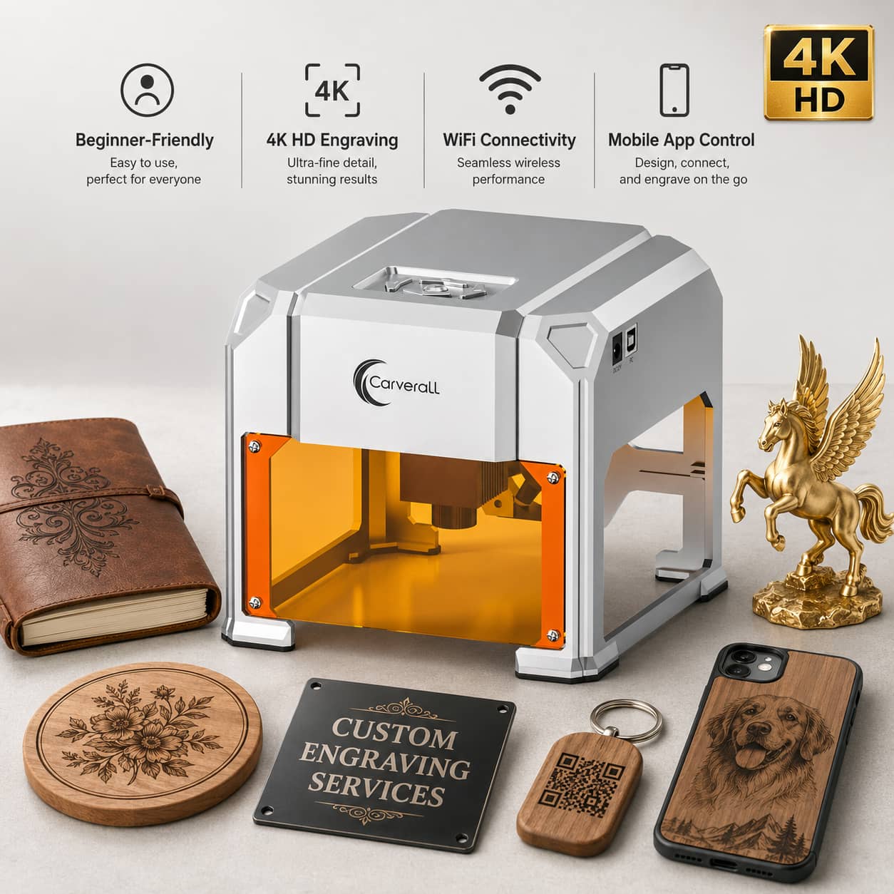 Tools For Home Workshop - Carverall Laser Engraver Machine, K4 3W,