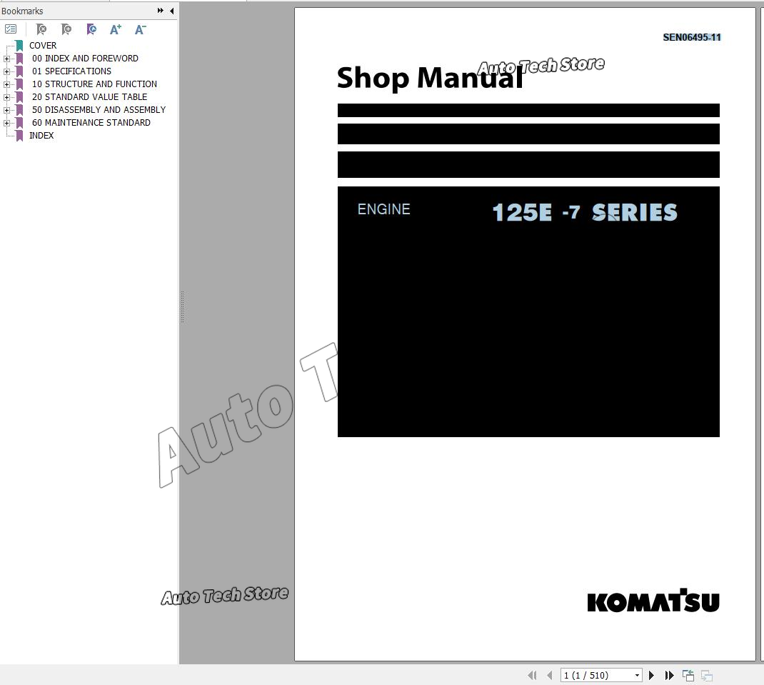 For Komatsu Diesel Engine Shop - огляд і ціна Tools In Workshop Pdf