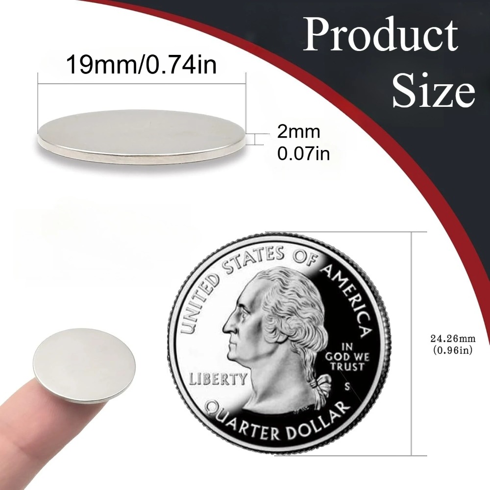 Circle Magnet 19x2mm Round Mag - огляд і ціна Workshop Tools Used