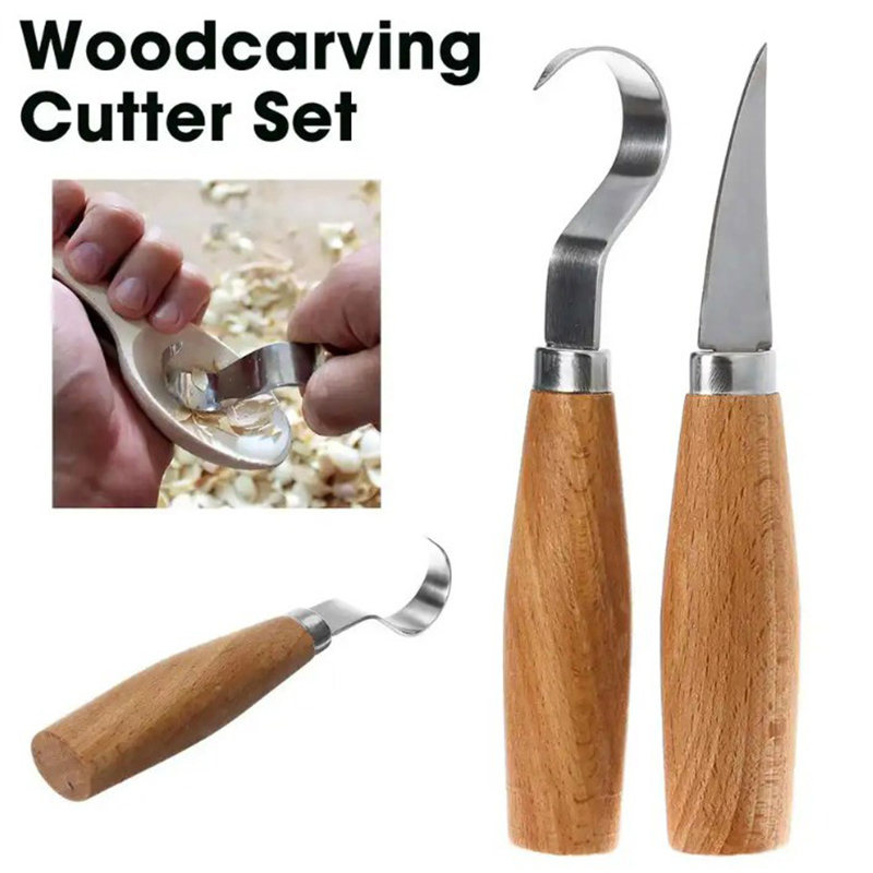 Wood Carving Knife Chisel Hook - огляд і ціна Workshop Tools Diy
