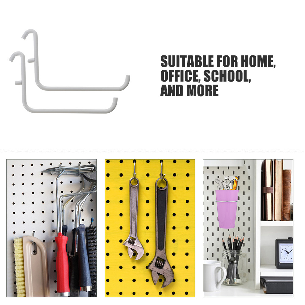 4Pcs Space Saving Metal Pegboa - огляд і ціна Workshop Tools Hanger