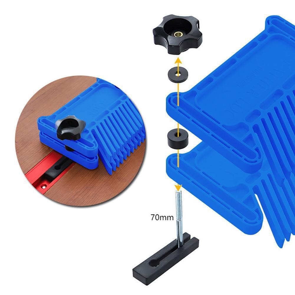 Blue ABS Plastic Feather Board - огляд і ціна Workshop Tools And Safety