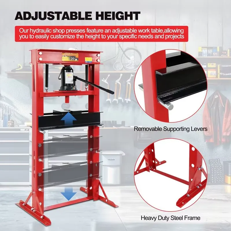 20 Ton H-frame Hydraulic Works - огляд і ціна Workshop Tools Used